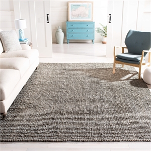 safavieh natural fiber light grey area rug - 9' x 12'