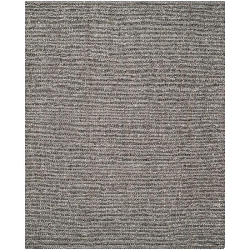safavieh natural fiber light grey area rug - 9' x 12'