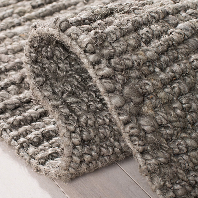 Safavieh Natural Fiber Light Grey Area Rug - Runner 2'6