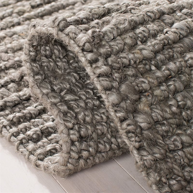 Safavieh Natural Fiber Light Grey Area Rug - Square 4'