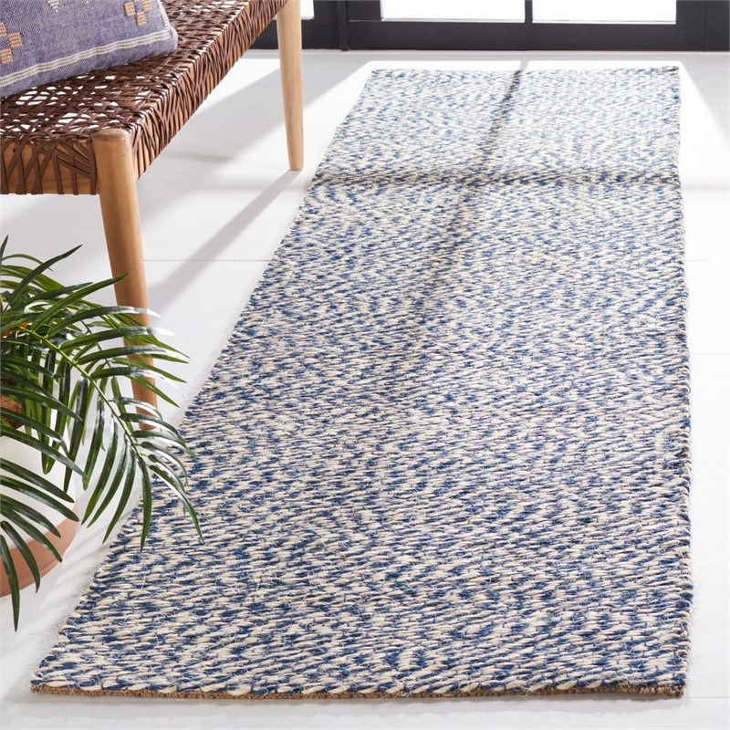 Safavieh Natural Fiber Blue Area Rug - Runner 2'6