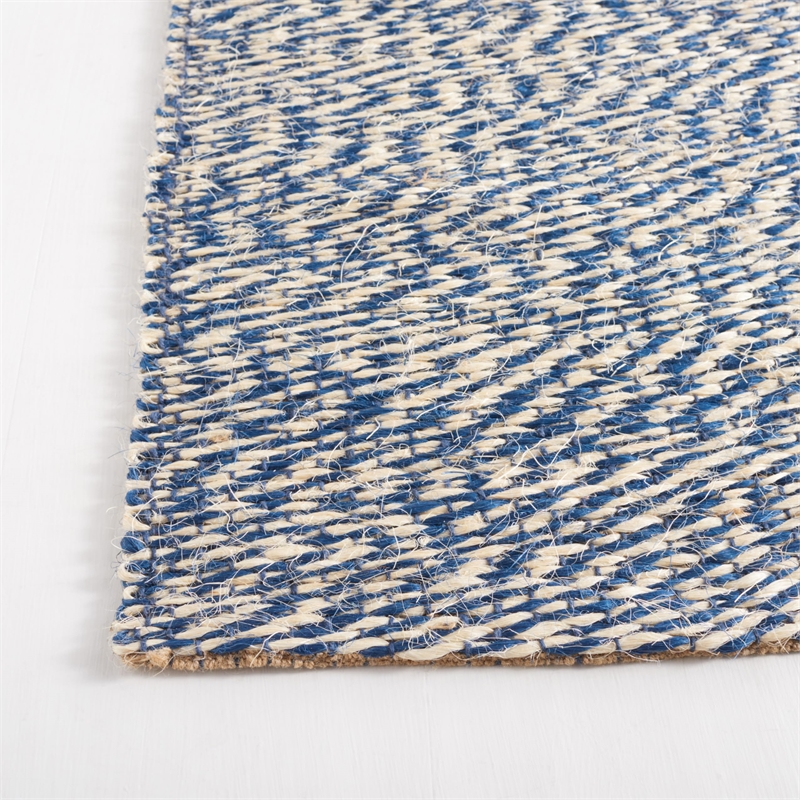 Safavieh Natural Fiber Blue Area Rug - Square 8'