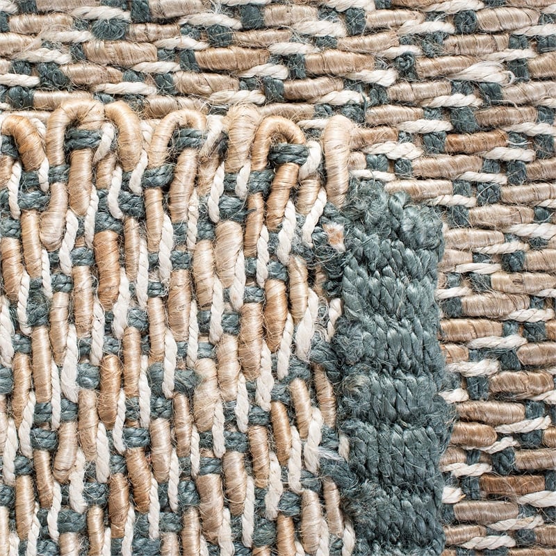 Safavieh Natural Fiber Blue Area Rug - 5' x 8'