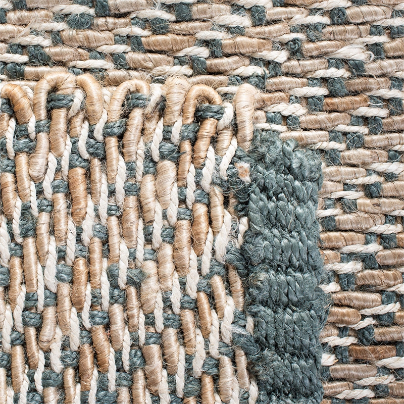 Safavieh Natural Fiber Blue Area Rug - Runner 2'6