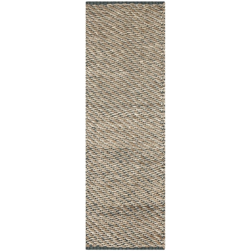 Safavieh Natural Fiber Blue Area Rug - Runner 2'6