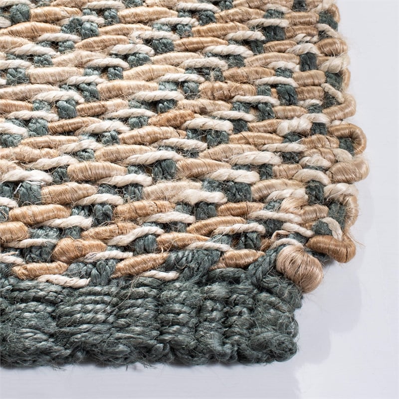 Safavieh Natural Fiber Blue Area Rug - Runner 2'6