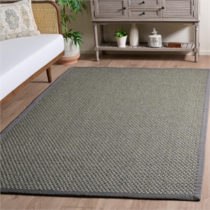 Safavieh Natural Fiber Silver Area Rug - 6' x 9'