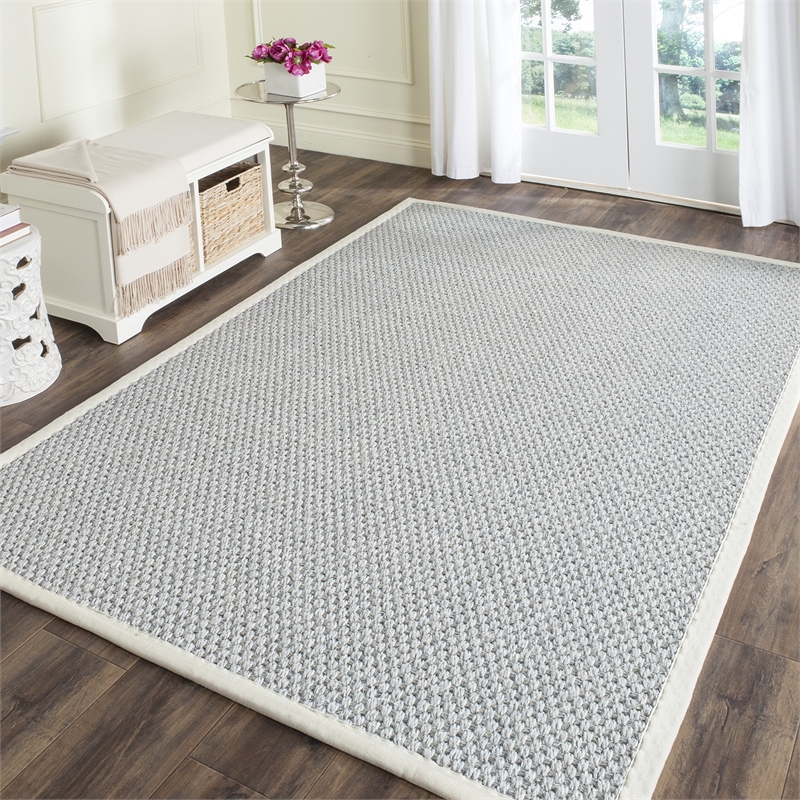 Safavieh Natural Fiber Silver Area Rug - 9' x 12'