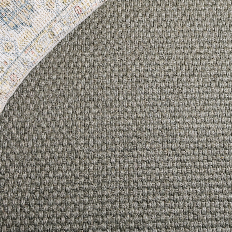 Safavieh Natural Fiber Silver Area Rug - 9' x 12'