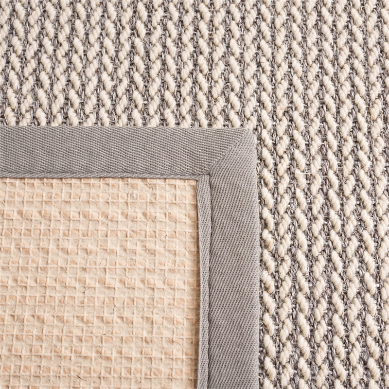 Safavieh Natural Fiber Grey Area Rug - 6' x 9'