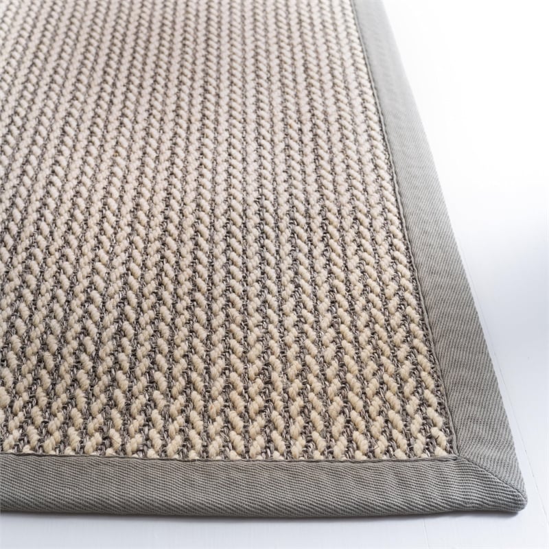 Safavieh Natural Fiber Grey Area Rug - 9' x 12'