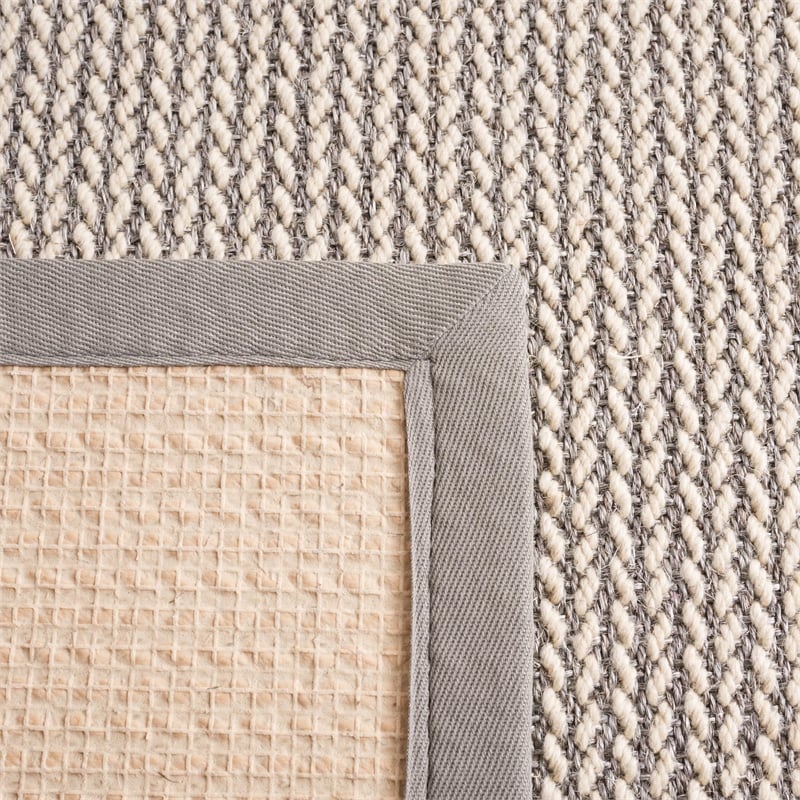 Safavieh Natural Fiber Grey Area Rug - 9' x 12'