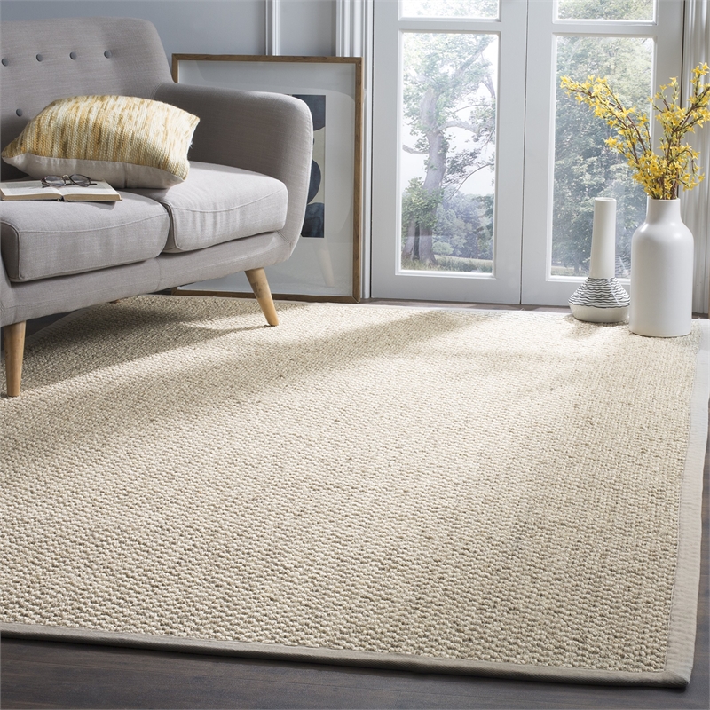 Safavieh Natural Fiber Marble Area Rug - 6' x 9'