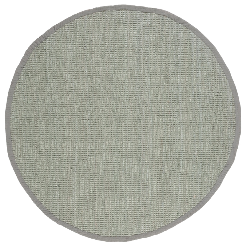 Safavieh Natural Fiber Grey Area Rug - Round 4'