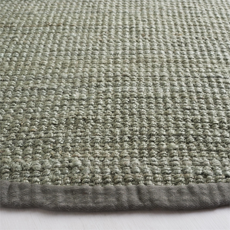 Safavieh Natural Fiber Grey Area Rug - Round 4'