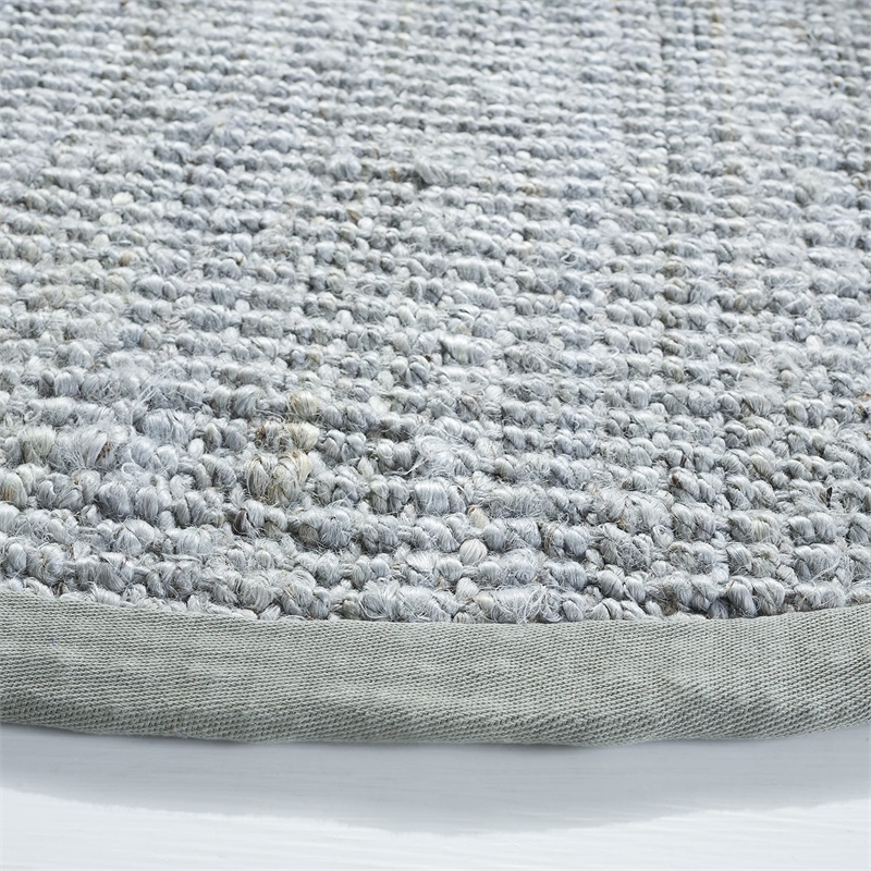 Safavieh Natural Fiber Grey Area Rug - Round 5'