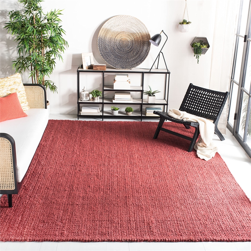 Safavieh Natural Fiber Red Area Rug - 9' x 12'