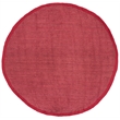 Safavieh Natural Fiber Red Area Rug - Round 4'