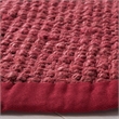 Safavieh Natural Fiber Red Area Rug - Round 4'