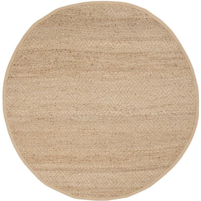 Safavieh Natural Fiber Natural Area Rug - Round 4'