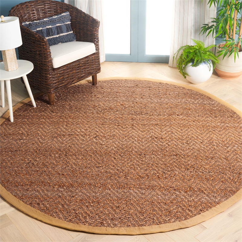Safavieh Natural Fiber Natural Area Rug - Round 5'
