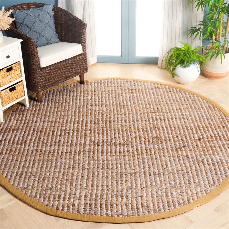 Safavieh Natural Fiber Natural Area Rug - Round 5'