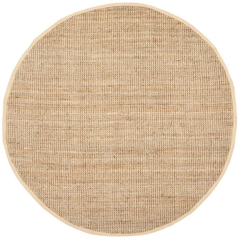 Safavieh Natural Fiber Natural Area Rug Round 7' Cymax Business