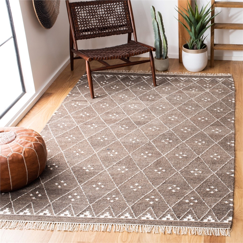 Safavieh Natural Kilim Brown Area Rug - 3' x 5'