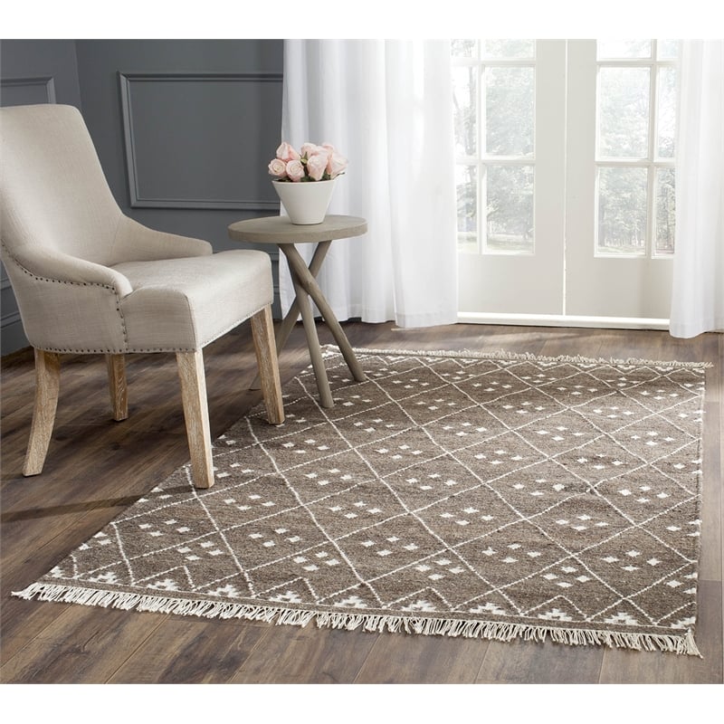 Safavieh Natural Kilim Brown Area Rug - 4' x 6'