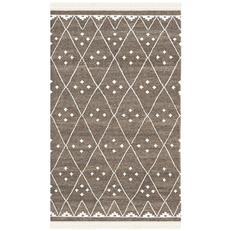 Safavieh Natural Kilim Brown Area Rug - 4' x 6'
