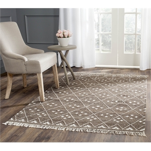 Safavieh Natural Kilim Brown Area Rug - 6' x 9'