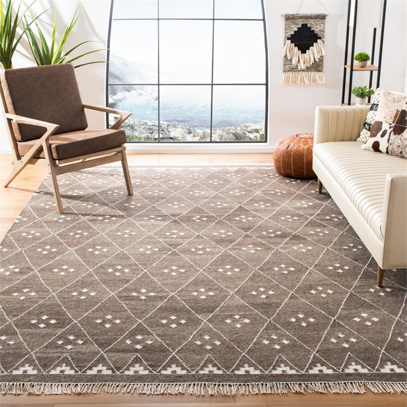 Safavieh Natural Kilim Brown Area Rug - 10 x 14