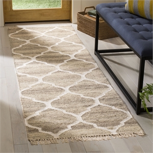 Safavieh Natural Kilim Light Grey Area Rug - 2' x 3'