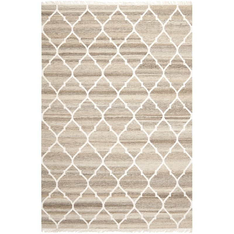 Safavieh Natural Kilim Light Grey Area Rug - 6' x 9'