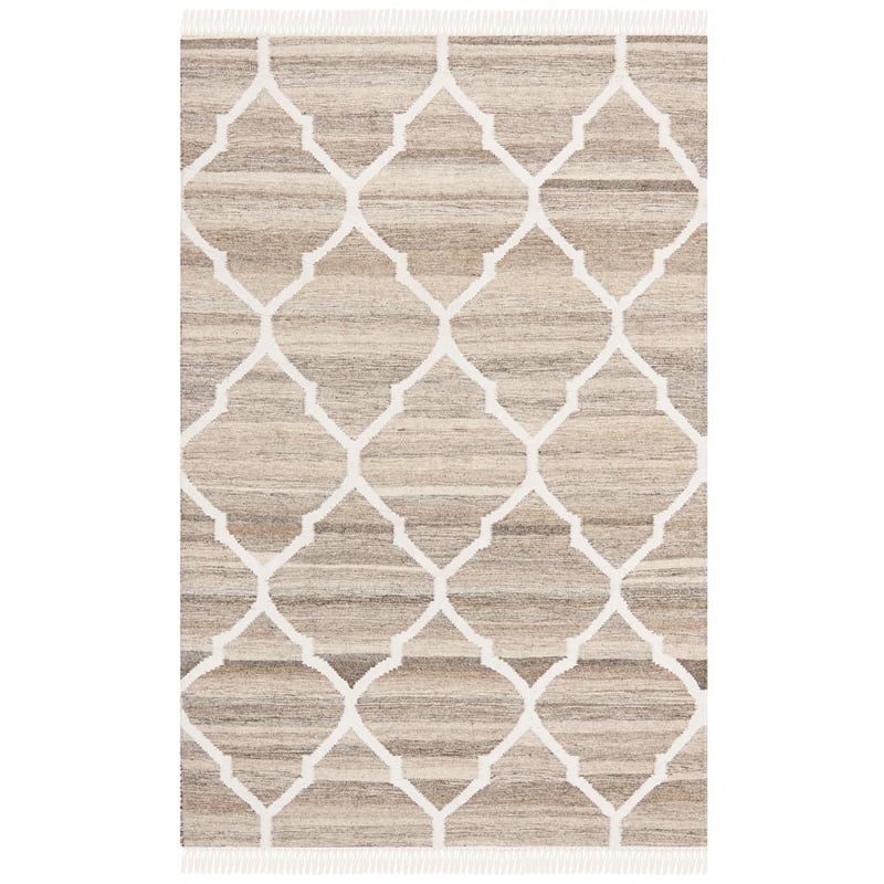 Safavieh Natural Kilim Light Grey Area Rug - Runner 2'6