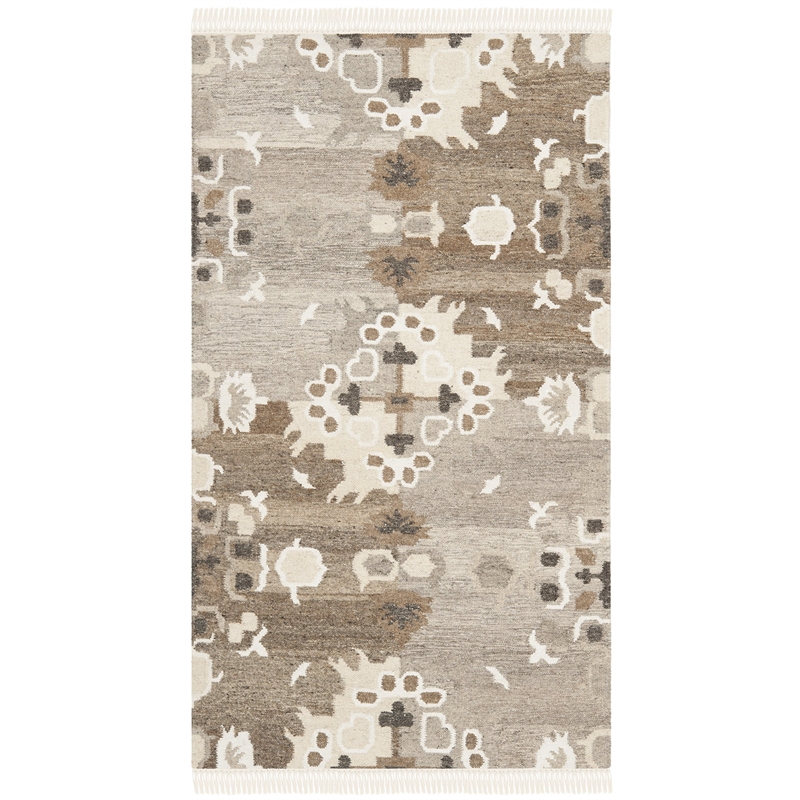 Safavieh Natural Kilim Grey Area Rug - 3' x 5'