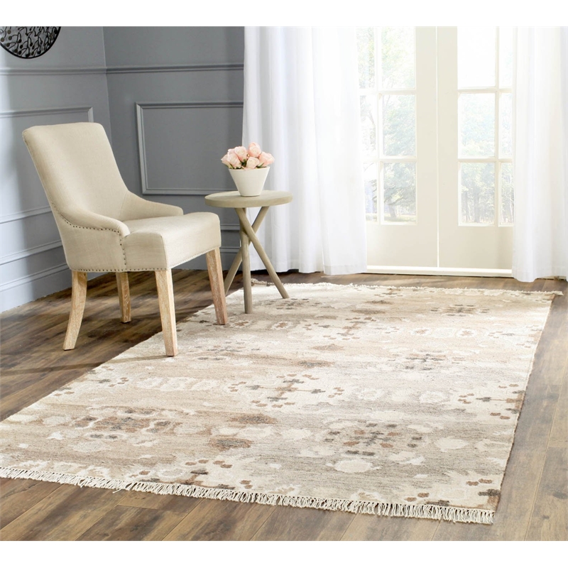 Safavieh Natural Kilim Grey Area Rug - 6' x 9'