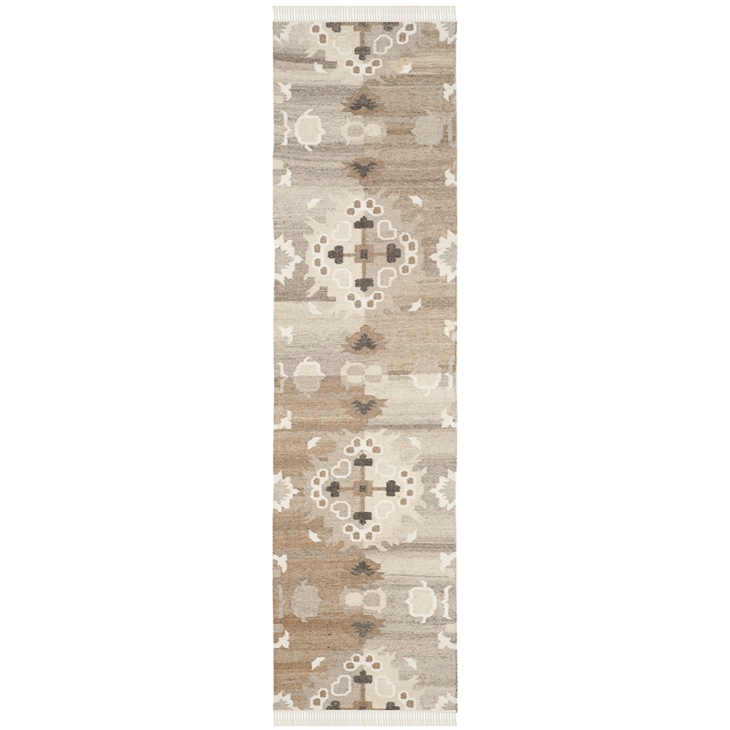 Safavieh Natural Kilim Grey Area Rug - Runner 2'3
