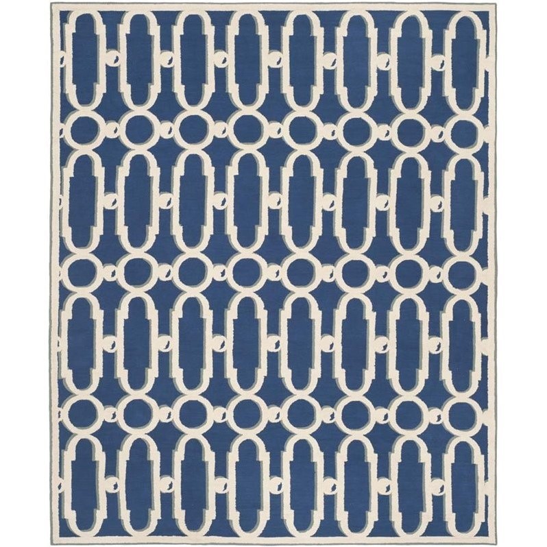 Safavieh Newport Royal Blue Contemporary Rug - 5'6