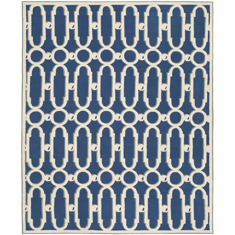 Safavieh Newport Royal Blue Contemporary Rug - 7'9