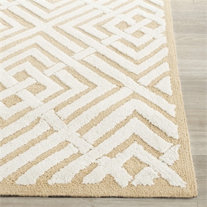 Safavieh Newport Beige Contemporary Rug - 3'9&quot x 5'9&quot