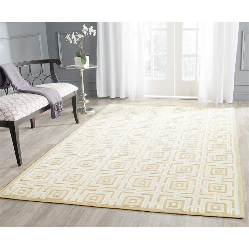 Safavieh Newport Olive Contemporary Rug - 5'6