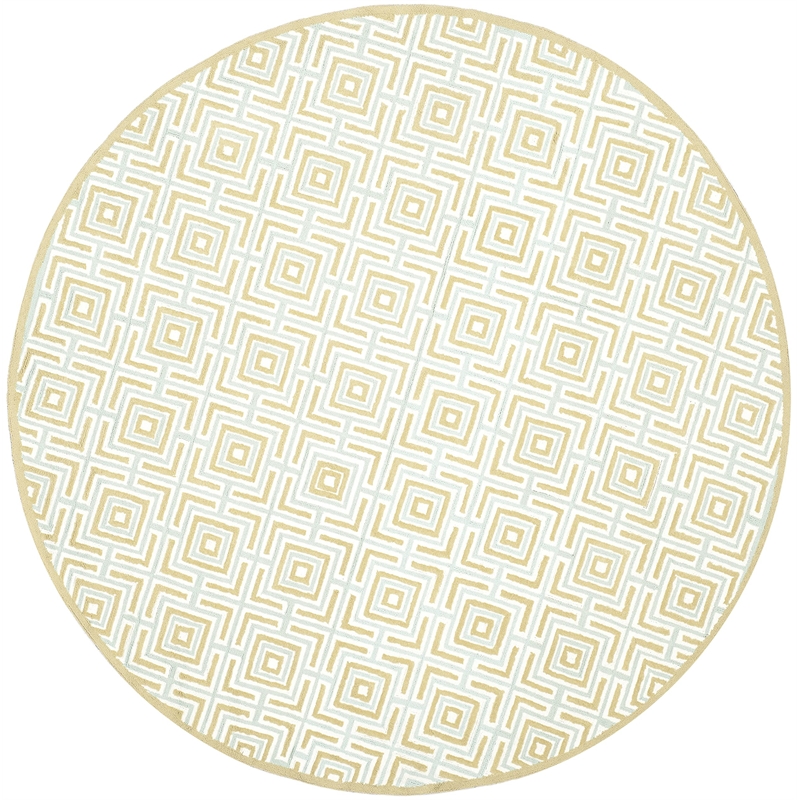 Safavieh Newport Olive Contemporary Rug - Round 6'