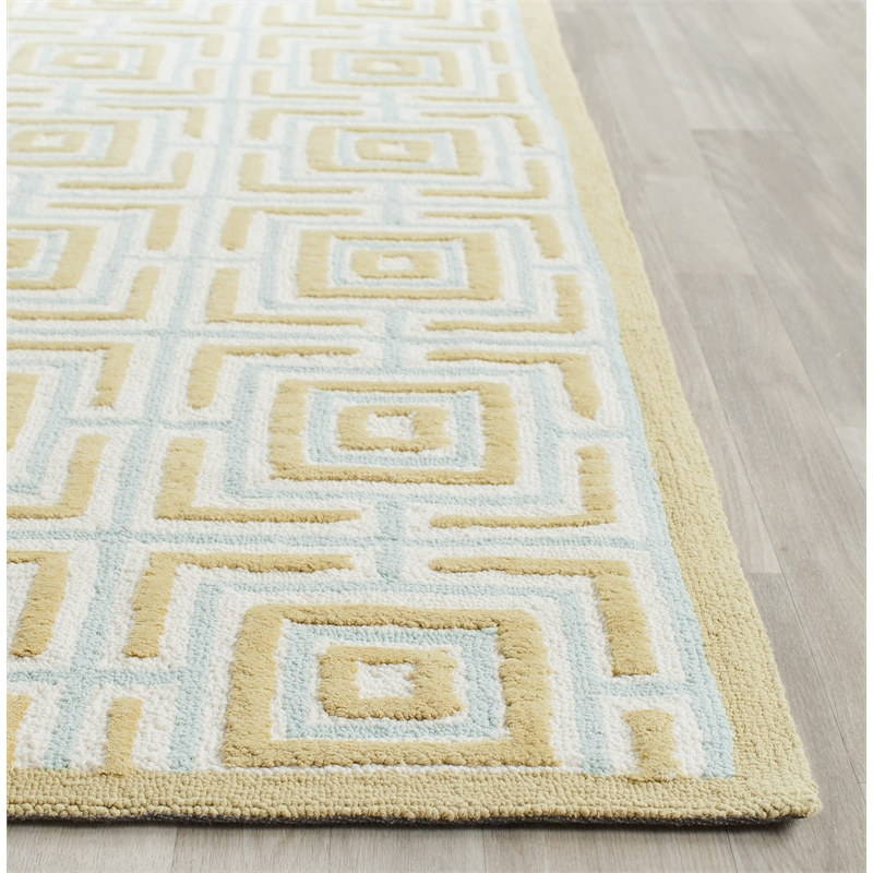 Safavieh Newport Olive Contemporary Rug - Round 6'
