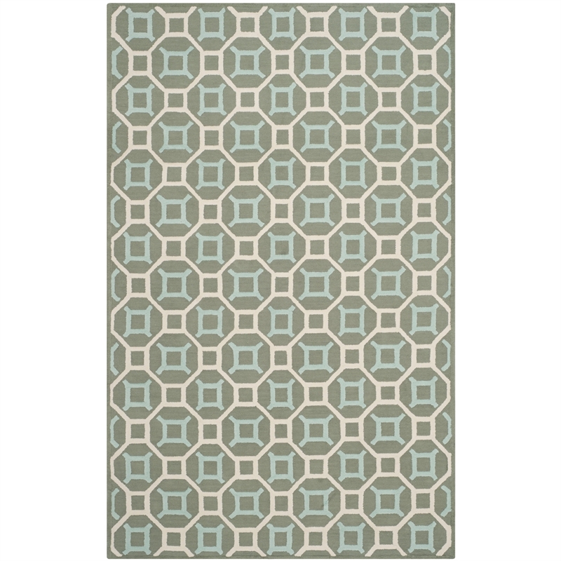 Safavieh Newport Aquamarine Contemporary Rug - 5'6