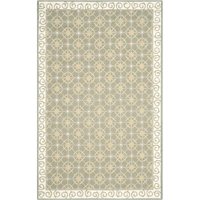 Safavieh NPT436C-6R Newport Hand Hooked Round Rug- Beige - White- 6 x 6  ft., 1 - Kroger