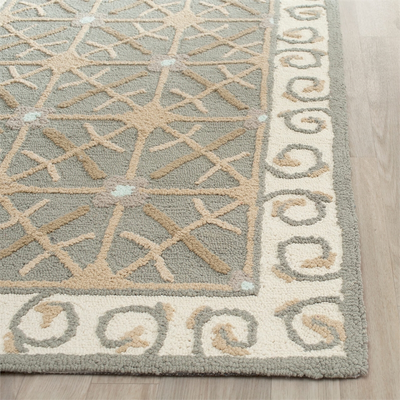 Safavieh Newport Taupe Contemporary Rug - 3'9