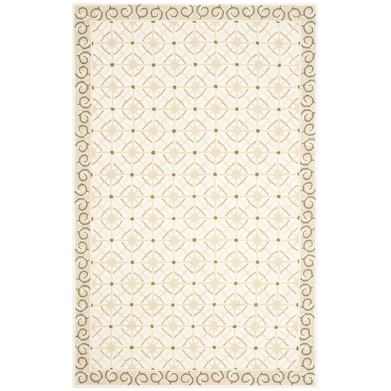 Safavieh Newport Taupe Contemporary Rug - 5'6