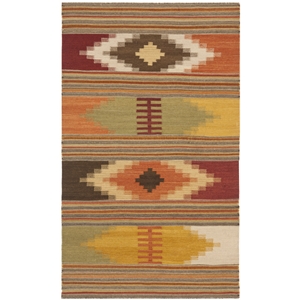 Safavieh Kilim Red Contemporary Rug - 2' x 3'