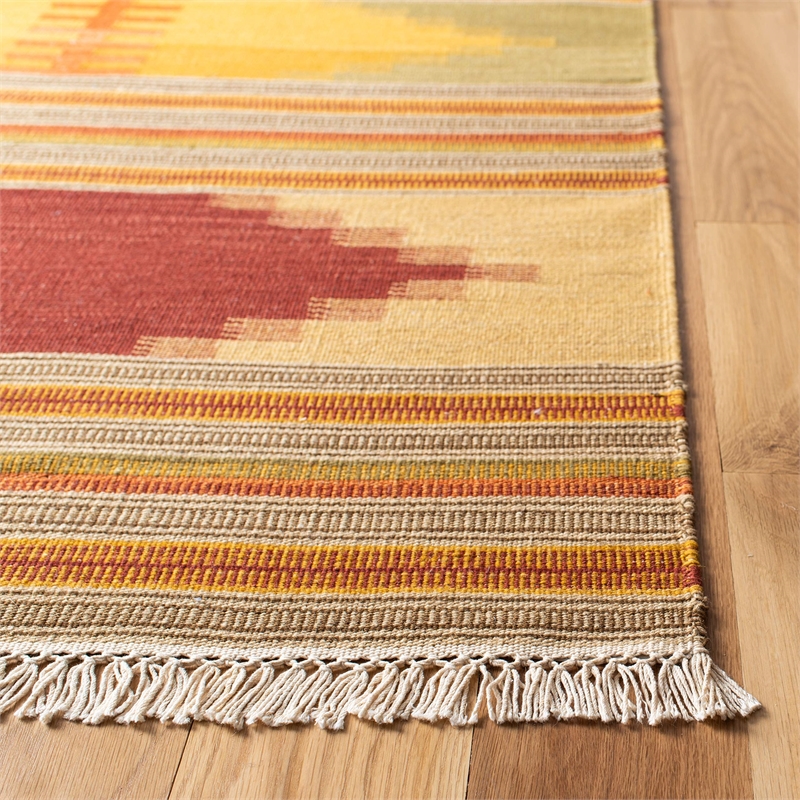 Safavieh Kilim Red Contemporary Rug - 10' x 14'